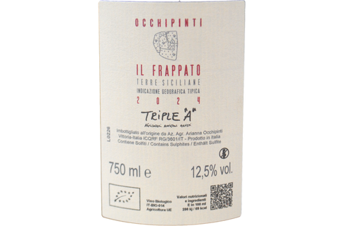 TERRE SICILIANE IGT "IL FRAPPATO" 2024 - ARIANNA OCCHIPINTI