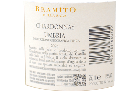 CHARDONNAY IGT D'OMBRIE "BRAMITO DELLA SALA" 2016 - MARCHESI ANTINORI