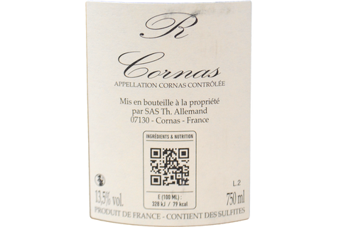 CORNAS "CUVÉE R" 2022 - THIERRY ALLEMAND