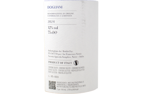 DOGLIANI DOCG 2024 - FRANCESCO VERSIO