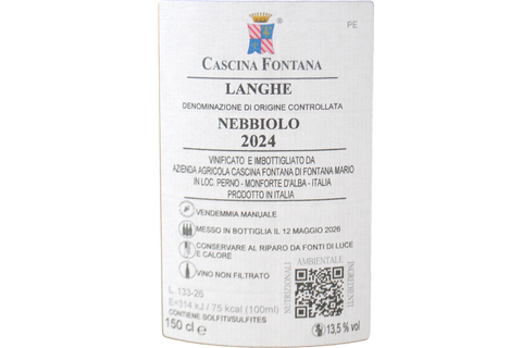 LANGHE NEBBIOLO DOC 2024 MAGNUM - CASCINA FONTANA