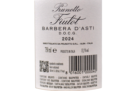 BARBERA D'ASTI DOCG "FIULOT" 2024 - PRUNOTTO