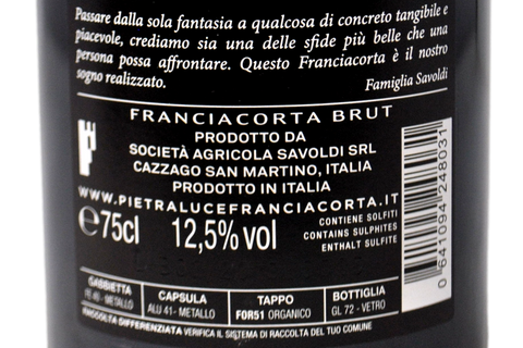 FRANCIACORTA DOCG BLANC DE BLANCS BRUT - PIETRALUCE