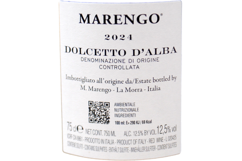 DOLCETTO D'ALBA DOC 2024 - MARENGO