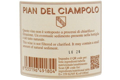 TOSCANA ROSSO IGT "PIAN DEL CIAMPOLO" 2024 - MONTEVERTINE