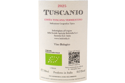 COSTA TOSCANA VERMENTINO IGT "TUSCANIO" 2025 - BULICHELLA