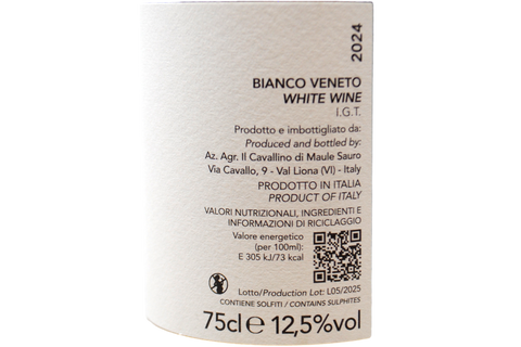 BIANCO VENETO IGT "GRANSELVA" 2024 - SAURO MAULE