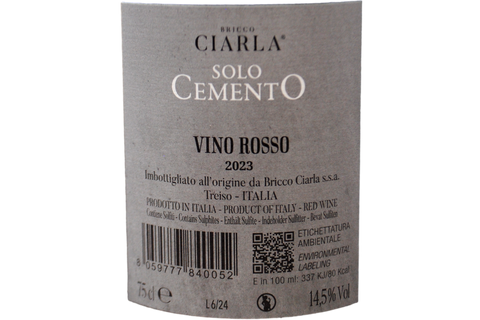 NEBBIOLO "SOLO CEMENTO" 2023 - BRICCO CIARLA