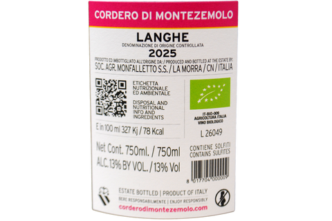 BAROLO DOCG 1990 - CORDERO DE MONTEZEMOLO