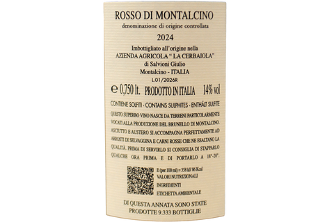ROSSO DI MONTALCINO DOC "LA CERBAIONA" 2024 - SALVIONI