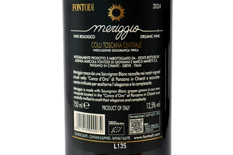 COLLI TOSCANA CENTRALE IGT SAUVIGNON BLANC DOCG "MERIGGIO" 2024 - FONTODI
