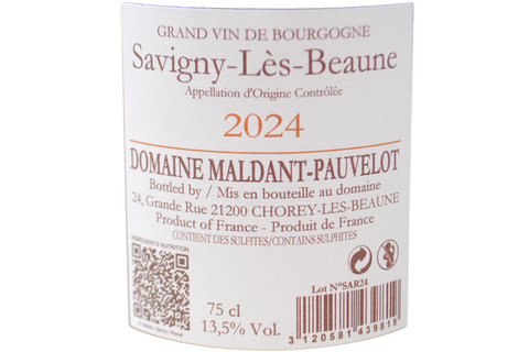 SAVIGNY-LES-BEAUNE ROUGE 2024 - DOMAINE MALDANT PAUVELOT