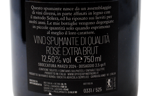 METODO CLASSICO ROSÉ EXTRA BRUT 156 MESI "TREDICI" - MARCO BUVOLI
