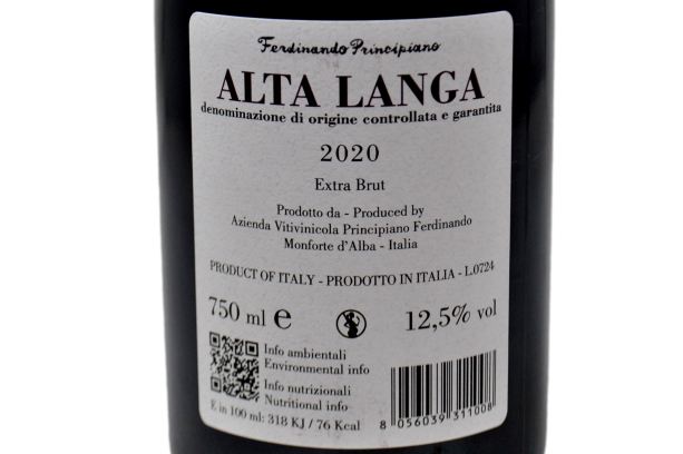 ALTA LANGA DOCG EXTRA BRUT "LEONARDO" 2020 - FERDINANDO PRINCIPIANO