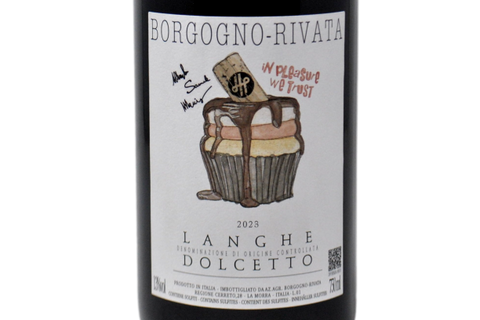LANGHE DOLCETTO DOC GRAPPOLO INTERO "ARTIST LABEL" 2023 - BORGOGNO RIVATA