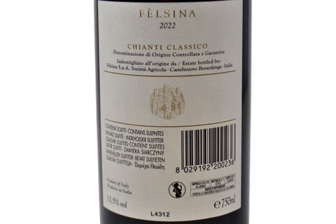 CHIANTI CLASSICO DOCG "BERARDENGA" 2022 - FELSINA