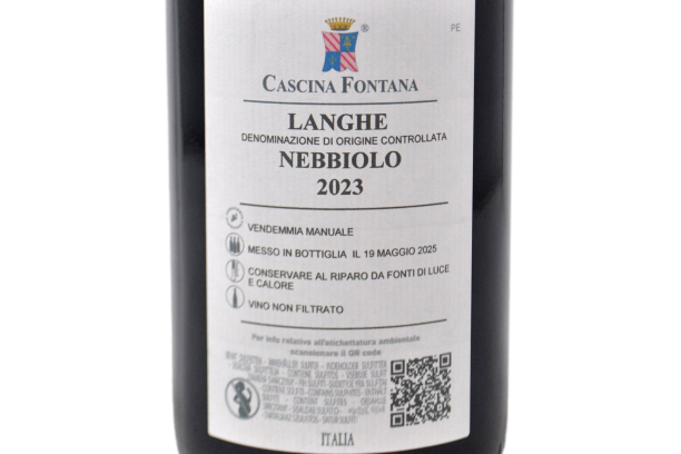 LANGHE NEBBIOLO DOC 2023 - CASCINA FONTANA