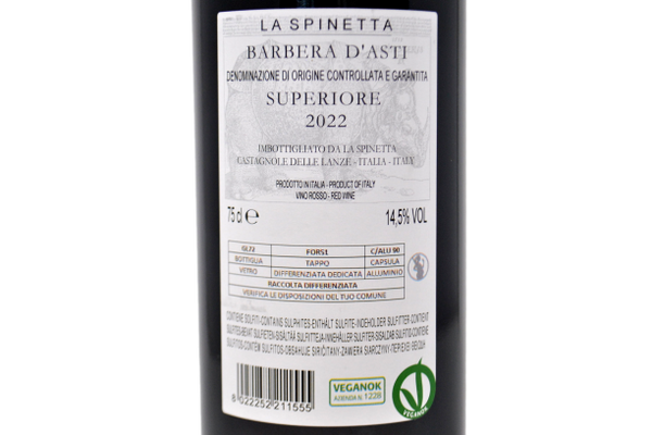 BARBERA D'ASTI SUPERIORE DOCG "CA' DI PIAN" 2019 - LA SPINETTA RIVETS