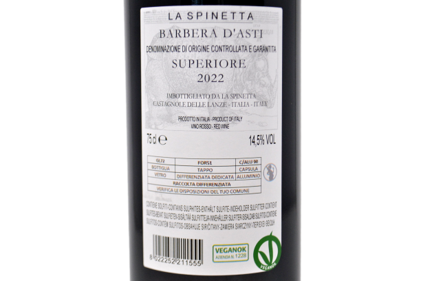BARBERA D'ASTI SUPERIORE DOCG "CA' DI PIAN" 2019 - LA SPINETTA RIVETS