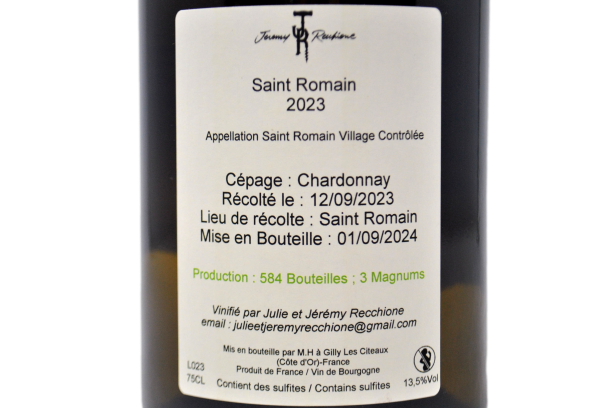 SAINT ROMAIN 2023 - JÉRÉMY RECCHIONE