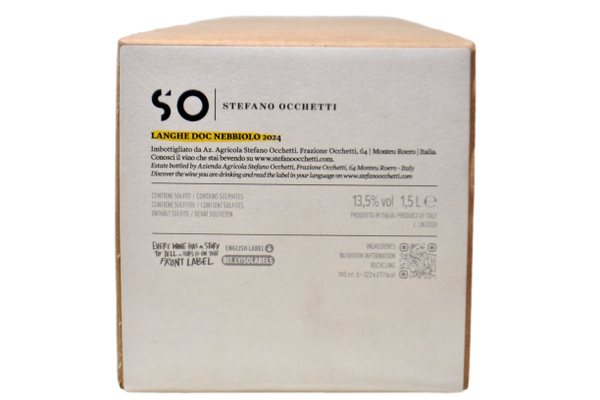LANGHE NEBBIOLO DOC "CAPITOLO 06" 2024 MAGNUM - STEFANO OCCHETTI