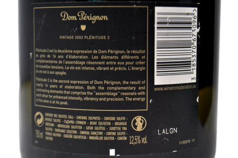 CHAMPAGNE DOM PÉRIGNON "PLÉNITUDE DEUXIEME P2" 2002 ASTUCCIO LUXURY - DOM PÉRIGNON
