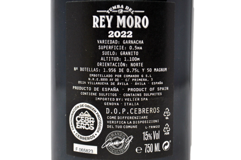 VINO DE PARCELA "TUMBA DEL REY MORO" 2022 - COMANDO G