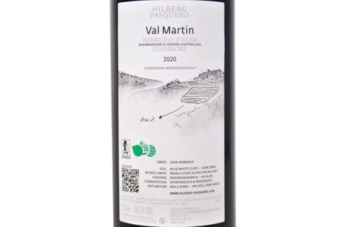 NEBBIOLO D'ALBA DOC SUPERIORE "VAL MARTIN" 2020 - HILBERG PASQUERO