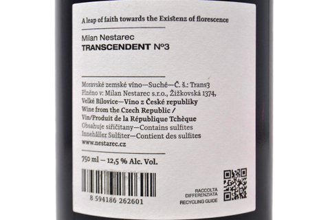VINO ROSATO "TRASCENDENT N°3" - MILAN NESTAREC