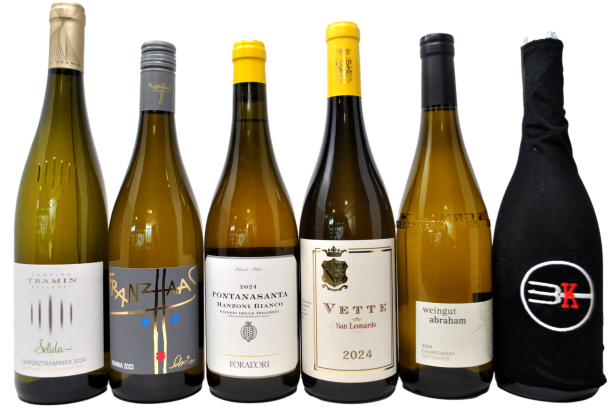 TRENTINO ALTO ADIGE TASTING BOX BIANCHI - 5 BOTTIGLIE + CIECA IN OMAGGIO