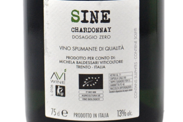 METODO CLASSICO DOSAGGIO ZERO "SINE CHARDONNAY" - BALDESSARI
