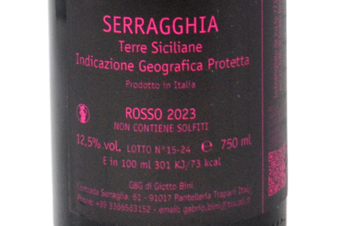 TERRE SICILIANE IGP ROSSO RISERVA "GIOTTO" 2023 - GIOTTO BINI