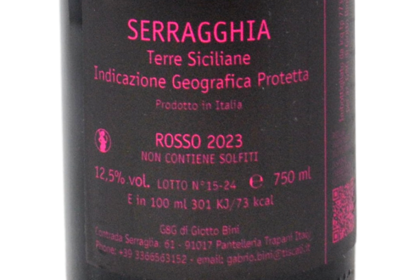 TERRE SICILIANE IGP ROSSO RISERVA "GIOTTO" 2023 - GIOTTO BINI