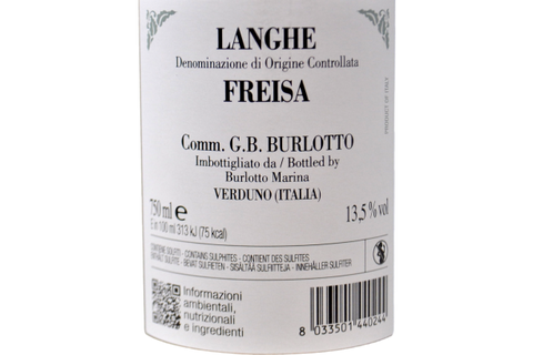 LANGHE FREISA DOC 2024 - BURLOTTO