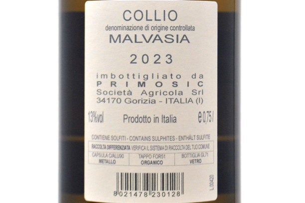 COLLIO MALVASIA DOC 2023 - PRIMOSIC