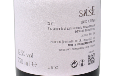 METODO CLASSICO BLANC DE BLANCS EXTRA BRUT "再生" 2021 - SAISEI