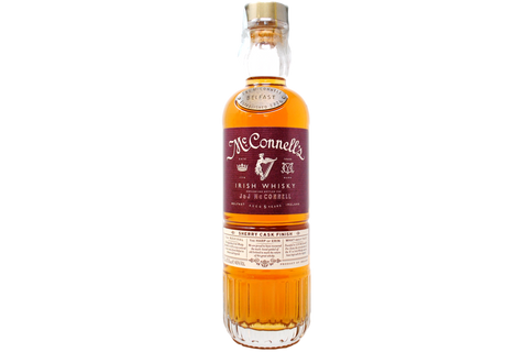 IRISH BLENDED WHISKY AGED 5 YEARS SHERRY CASK FINISH - J.&J. MC. CONNEL'S
