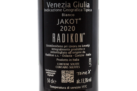VENEZIA GIULIA IGT "JAKOT" 2020 0,5 L - RADIKON