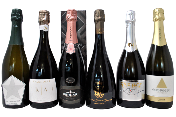 TRENTINO ALTO ADIGE TASTING BOX BOLLICINE - 5 BOTTIGLIE + 1 FERRARI IN OMAGGIO