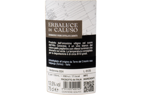 ERBALUCE DI CALUSO DOCG 2024 - TERRE DEL CREARIO
