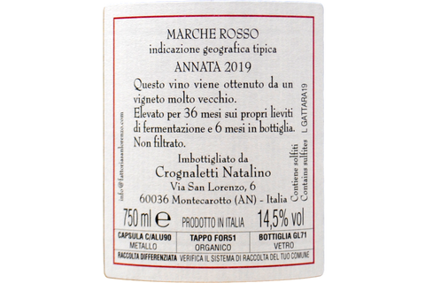 MARCHE ROSSO IGT "LA GATTARA" 2019 - FATTORIA SAN LORENZO