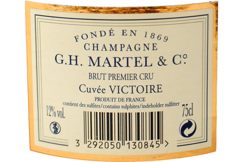 CHAMPAGNE BRUT PREMIER CRU "CUVEE VICTOIRE" - GH MARTEL &amp; CO