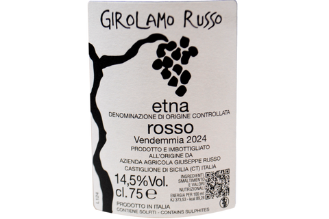 ETNA ROSSO DOC "A RINA" 2024 - GIROLAMO RUSSO