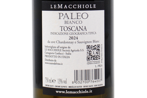 TOSCANA BIANCO IGT "PALEO" 2024 - LE MACCHIOLE
