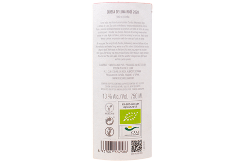 VINO DE ESPAÑA ORGANIC CABERNET SAUVIGNON ROSÉ BIO 2020 - DEHESA DE LUNA