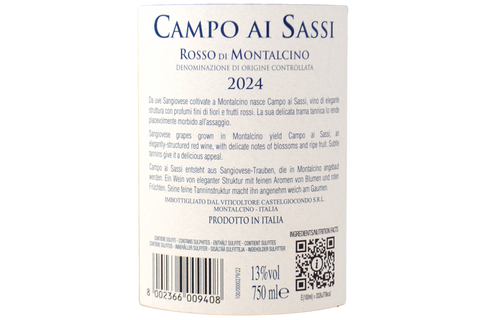 ROSSO DI MONTALCINO DOC "CAMPO AI SASSI" 2024 - FRESCOBALDI