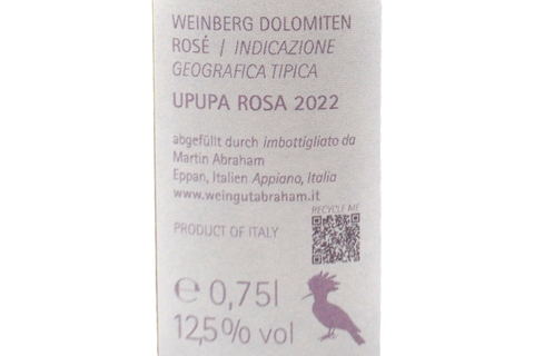 VIGNETI DELLE DOLOMITI IGT ROSATO "UPUPA ROSA" 2022 - WEINGUT ABRAHAM
