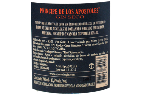 GIN PRÍNCIPE DE LOS APÓSTOLES – TATO GIOVANNONI