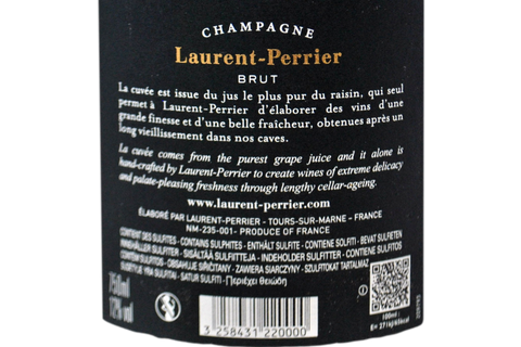 Coffret CHAMPAGNE BRUT "La cuvée" - LAURENT PERRIER