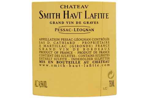 PESSAC LÉOGNAN BLANC 2019 - CHÂTEAU SMITH HAUT LAFITTE